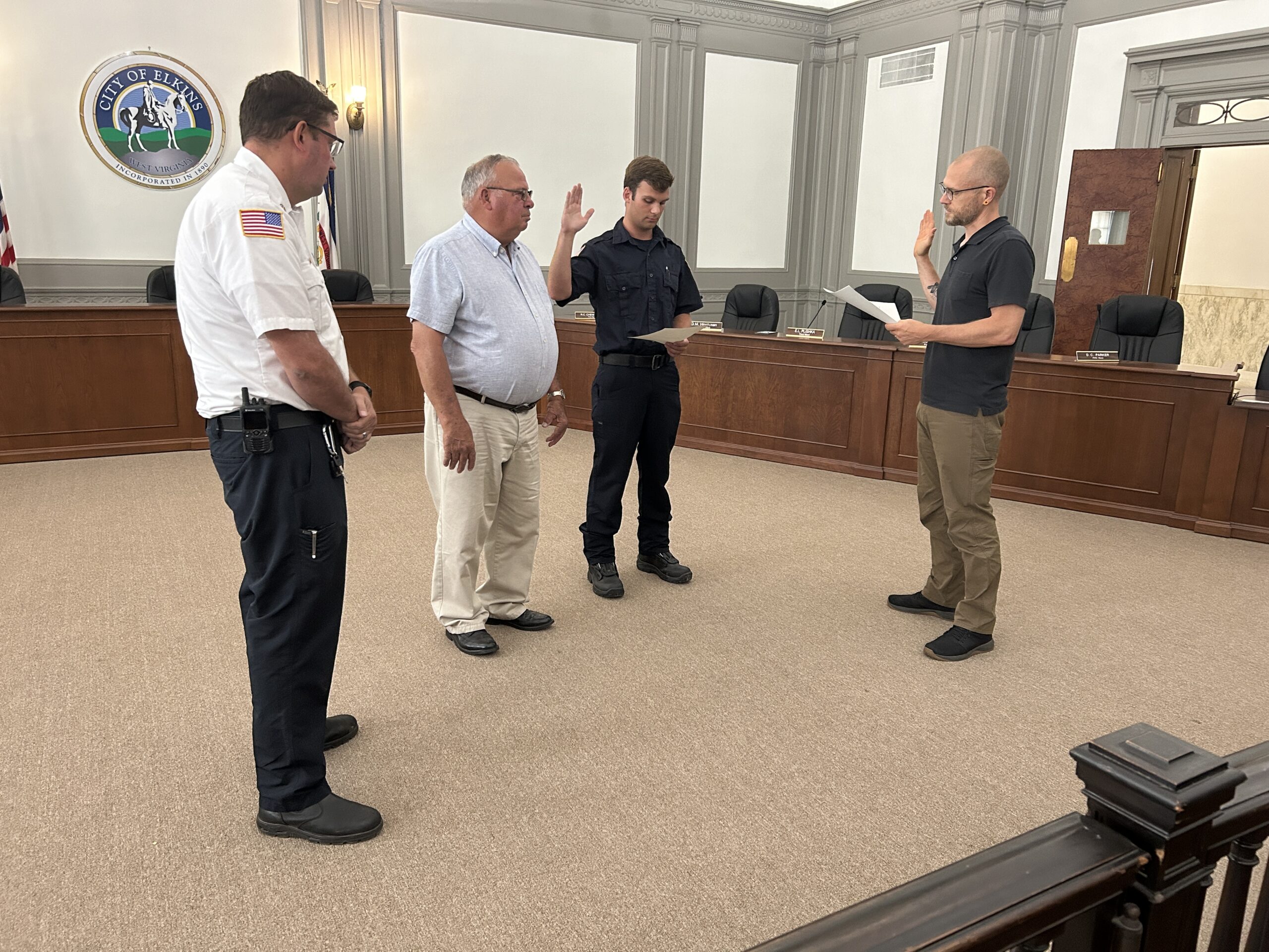 Owen Haddix Swearing In 2