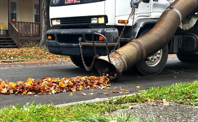 Leaf Collection Truck City of Elkins WV