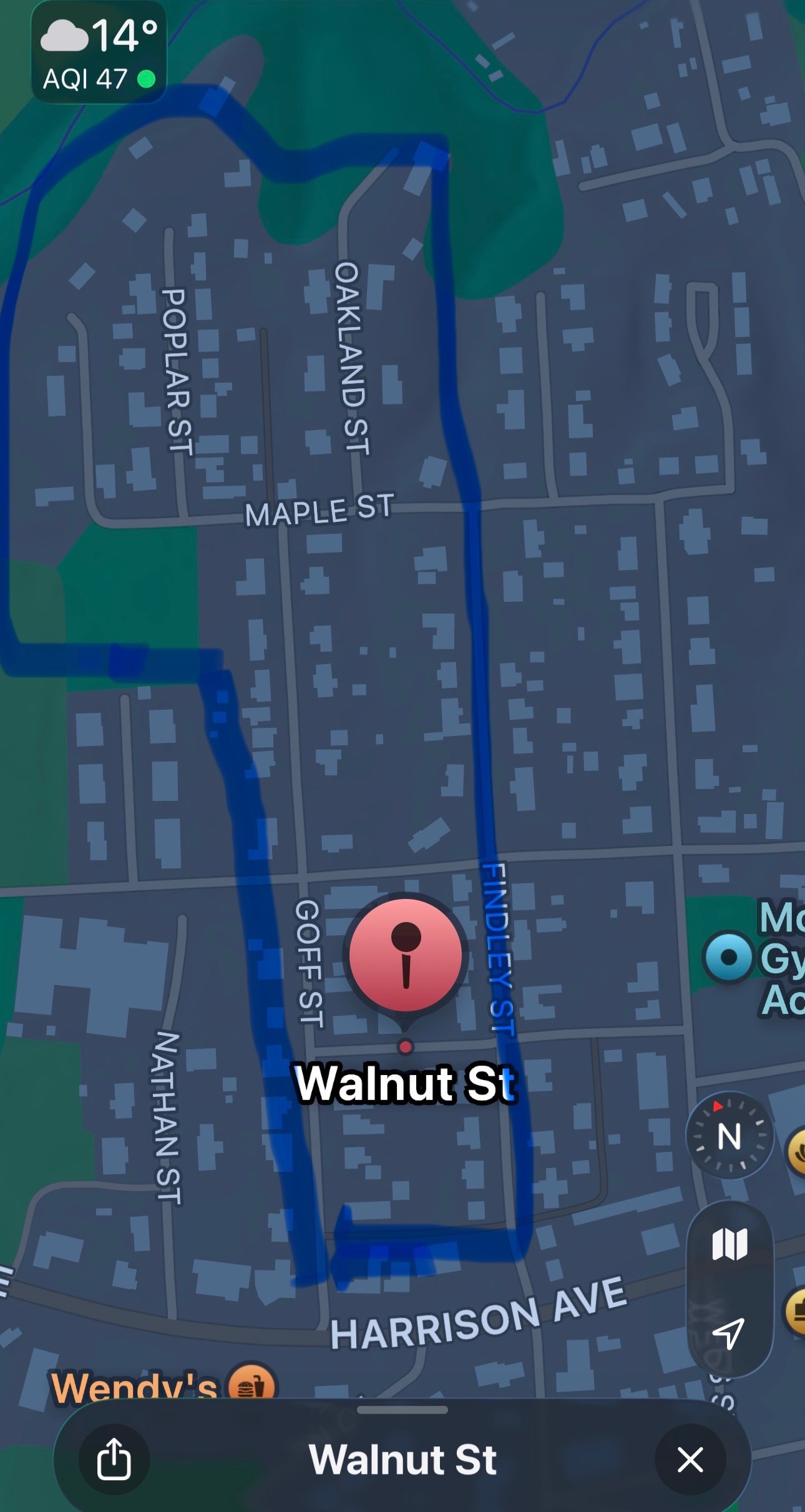 Map of boil water advisory Jan. 28 2026, Elkins WV