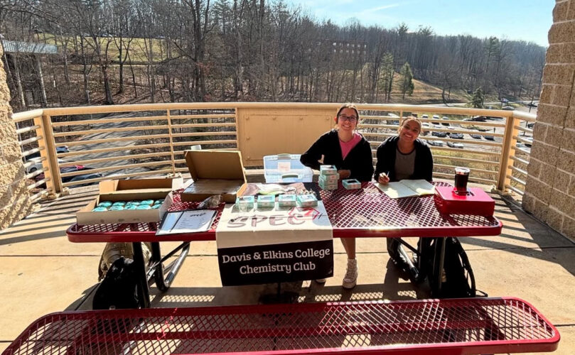 Two science students at Davis & Elkins College, Elkins, WV.