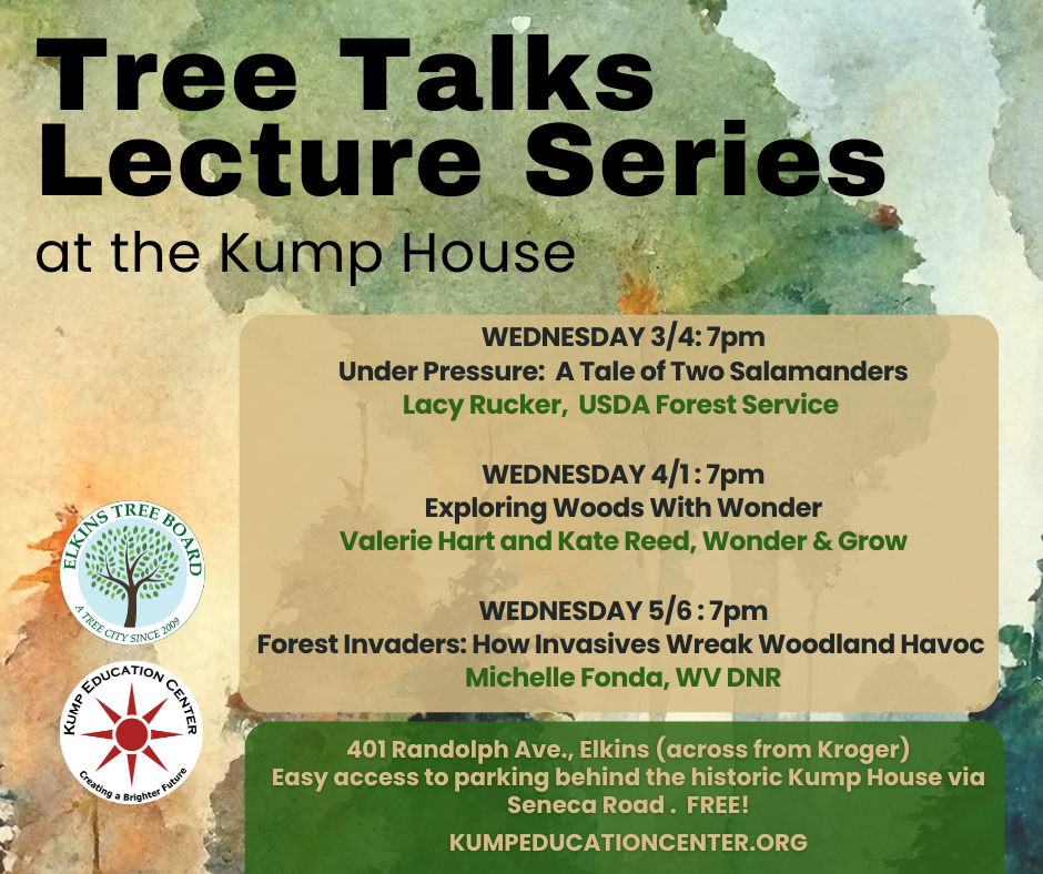 Tree Talks 2026 Schedule, Elkins, WV.