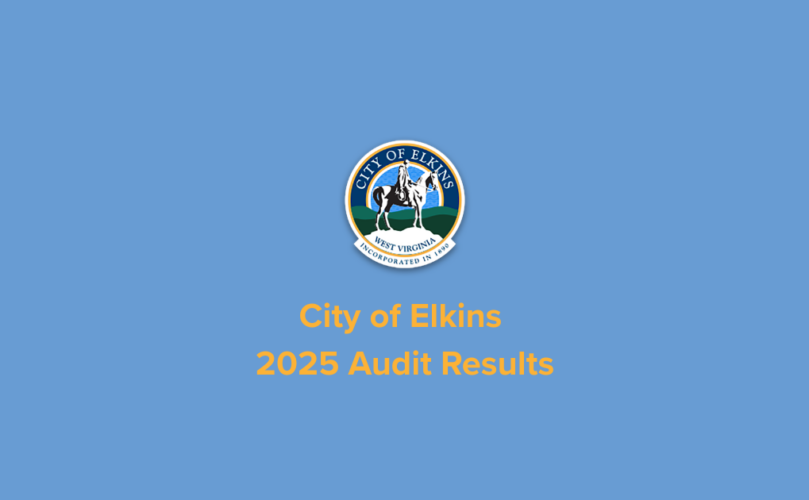 City of Elkins 2025 Audit Results - image of city seal.