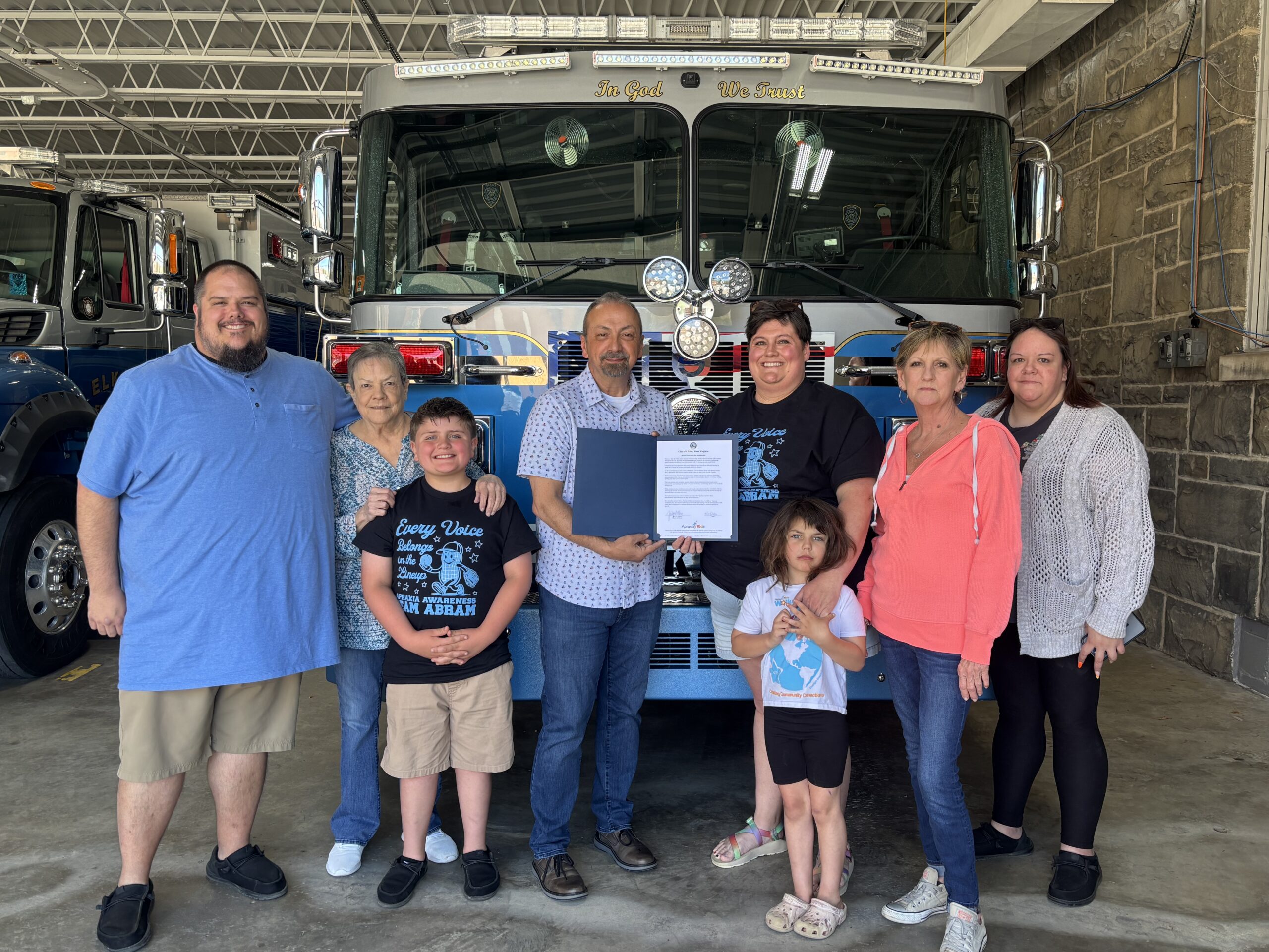 Image of the Apraxia Awareness Day Proclamation Signing