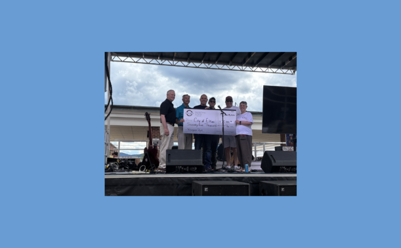 Davis Trust Company announces donation to EPRC, June 19, 2026, Elkins, WV.