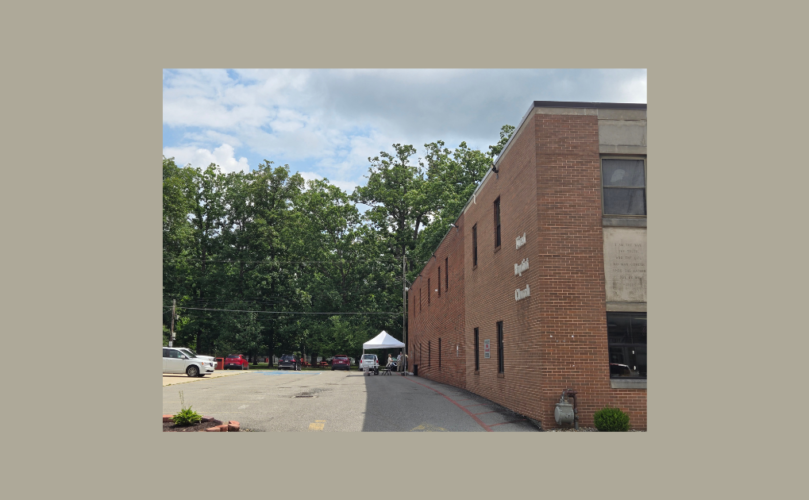 Photo of First Baptist Church- and how it's helping with Flood Relief efforts, Elkins, WV.
